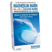 Magnésium Marin B6+B9+ Calcium Marin 40 gélules