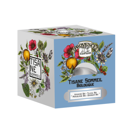 Tisane Sommeil Biologique cube en métal