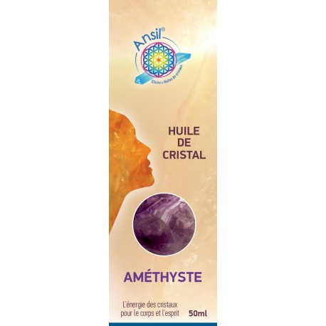 Huile de cristaux Améthyste - 50ml