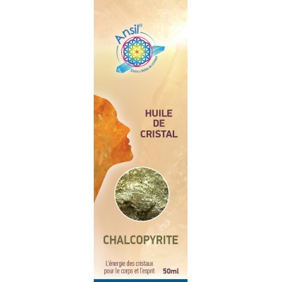 Huile de cristaux Chalcopyrite - 50ml