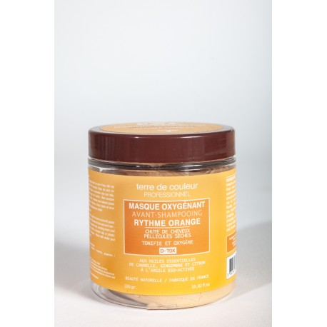 Masque Oxygènant rythme orange chute de cheveux-pellicules seches 320 g