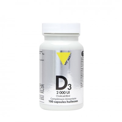 Vitamine D3 200 UI 100 capsules