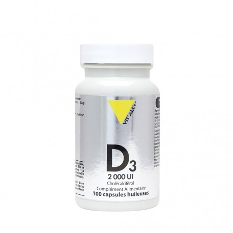 Vitamine D3 200 UI 100 capsules