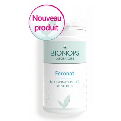 Feronat  bisglycinate de fer 90 gélules Bionops