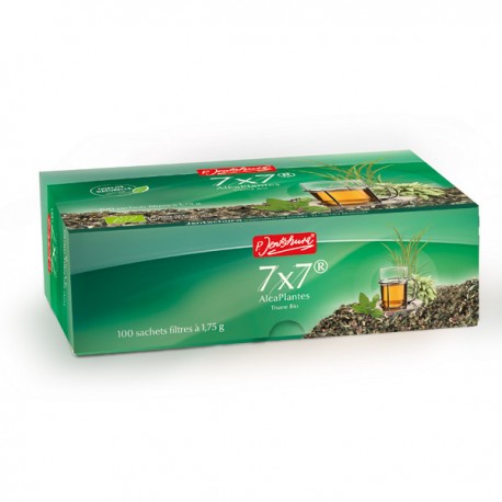 7X7 Alcaplantes Tisane 100 sachets filtres