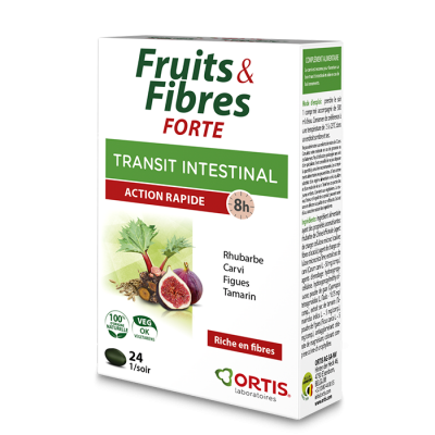 Fruits et Fibres  Forte Transit Intestinal 24 cubes