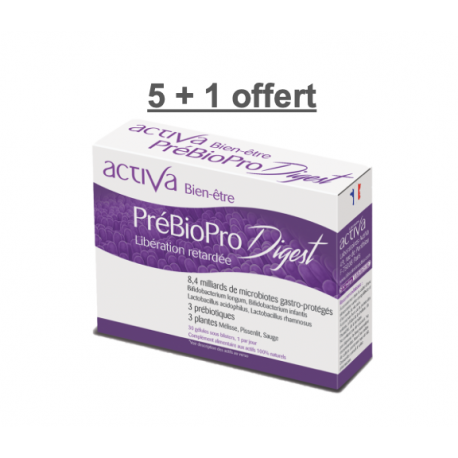 Prébiopro Digest Bien-être 5+1 Offert