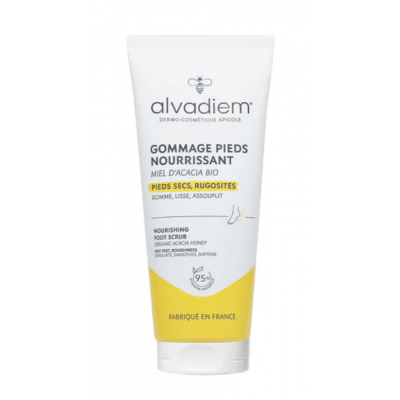 Gommage Pieds Nourissant au miel d'Acacia Bio - Alvediem