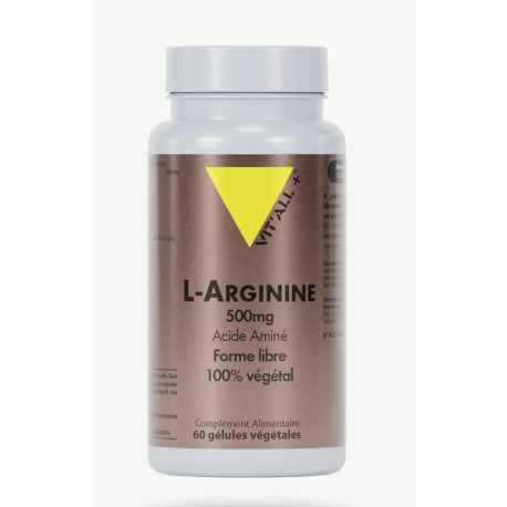 L-Arginine 500mg Acide aminé